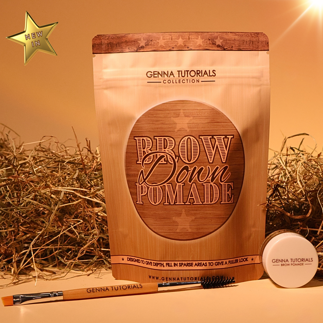 Brow Down Pomade (Includes 2in1 Brush)
