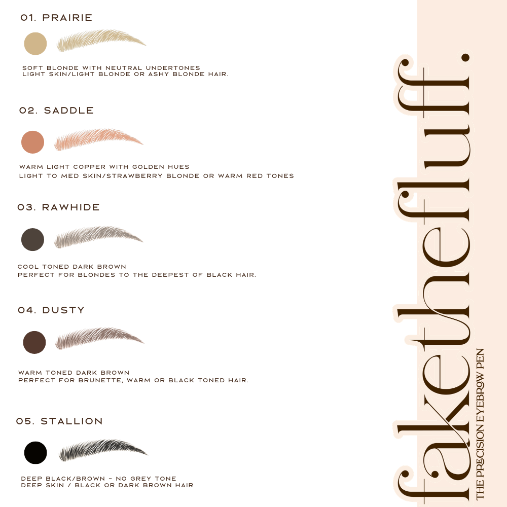 Genna Tutorials - Fake The Fluff Eyebrow Pen (Ultra-Fine Tip)