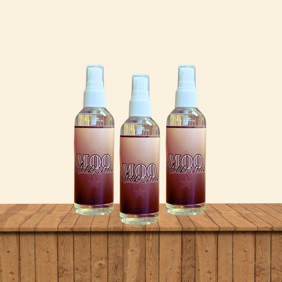Moo Milkshake Strawberry Milkshake Scented Brush Cleaner